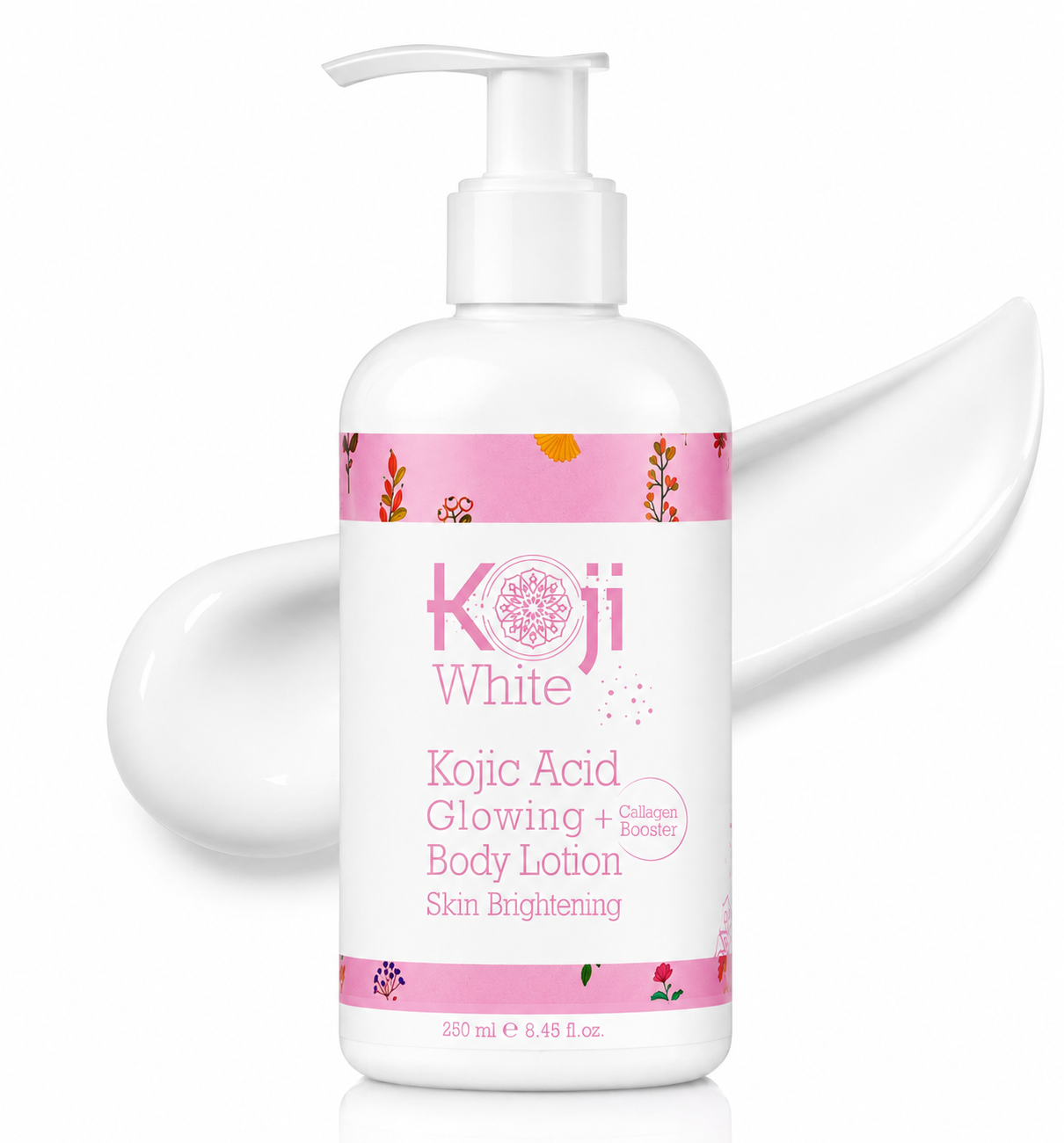 Lotion corporelle clarifiante à l’acide kojic et au collagène