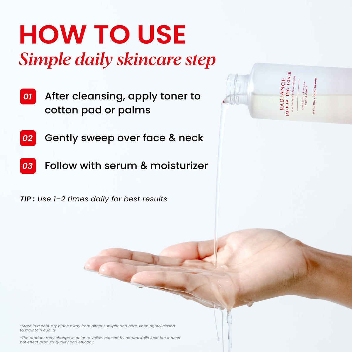 Tonique exfoliant illuminateur