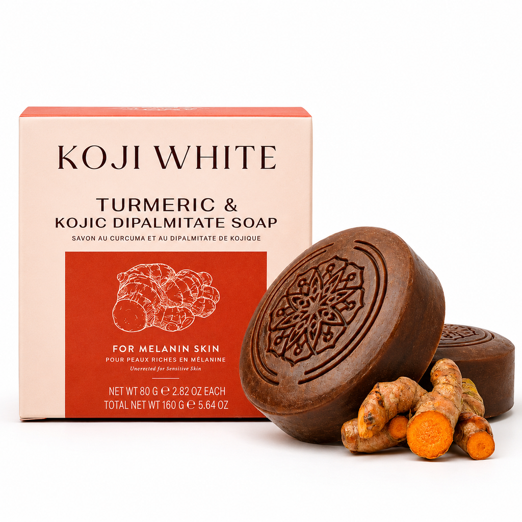 Savon au curcuma et à l'acide kojique