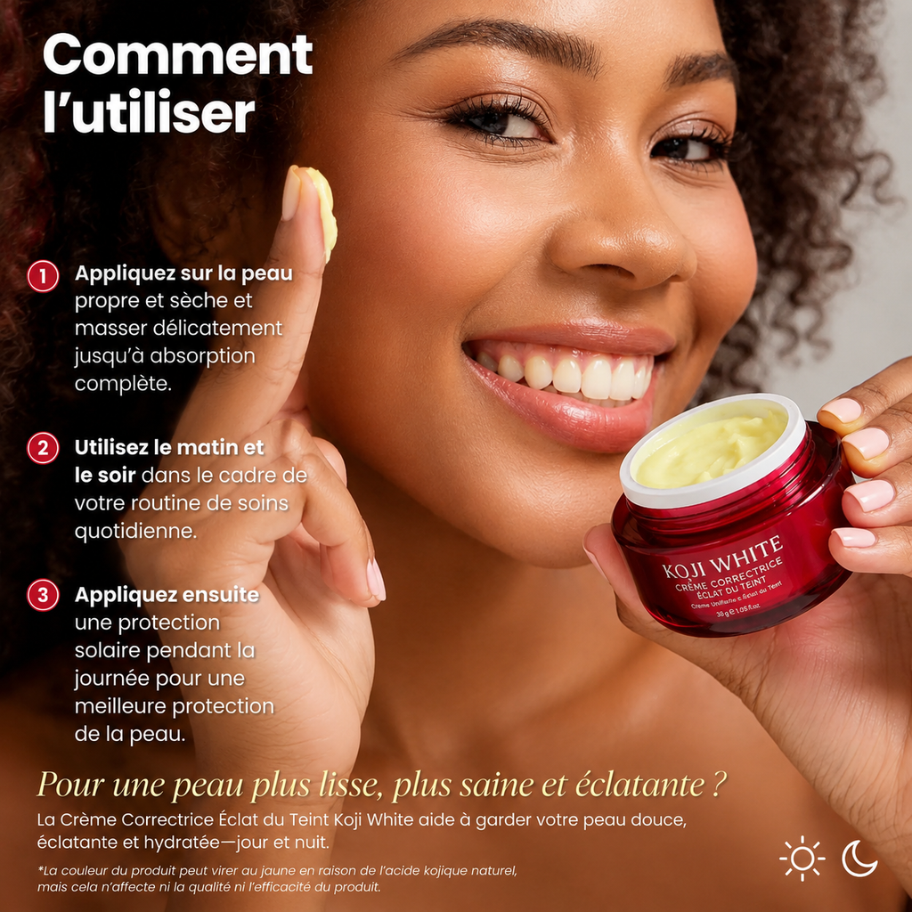 Crème éclat, correctrice de teint