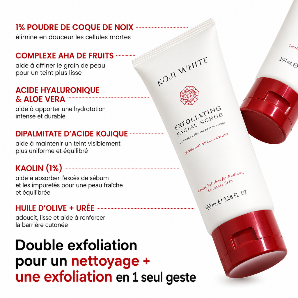 Gommage facial clarifiant et exfoliant