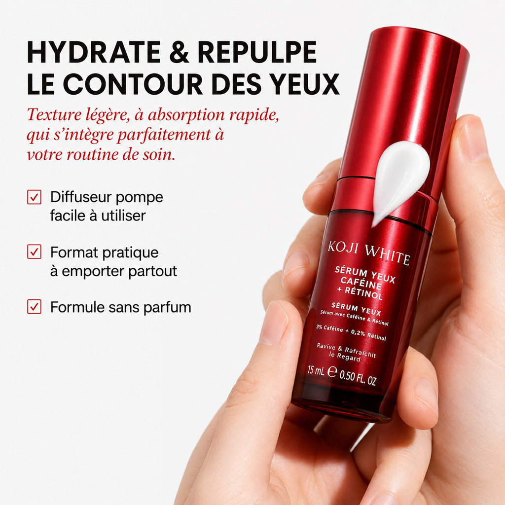 Sérum contour des yeux à 3 % de caféine