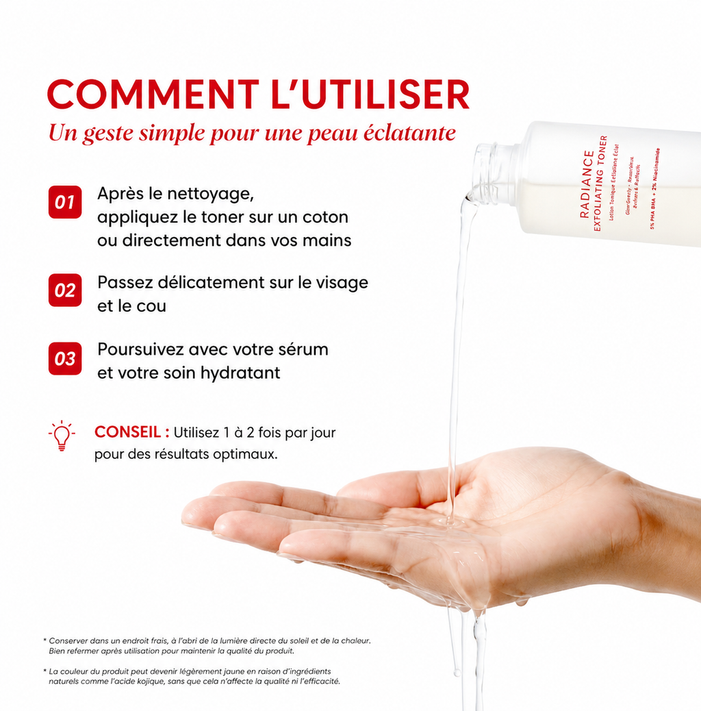 Tonique exfoliant illuminateur