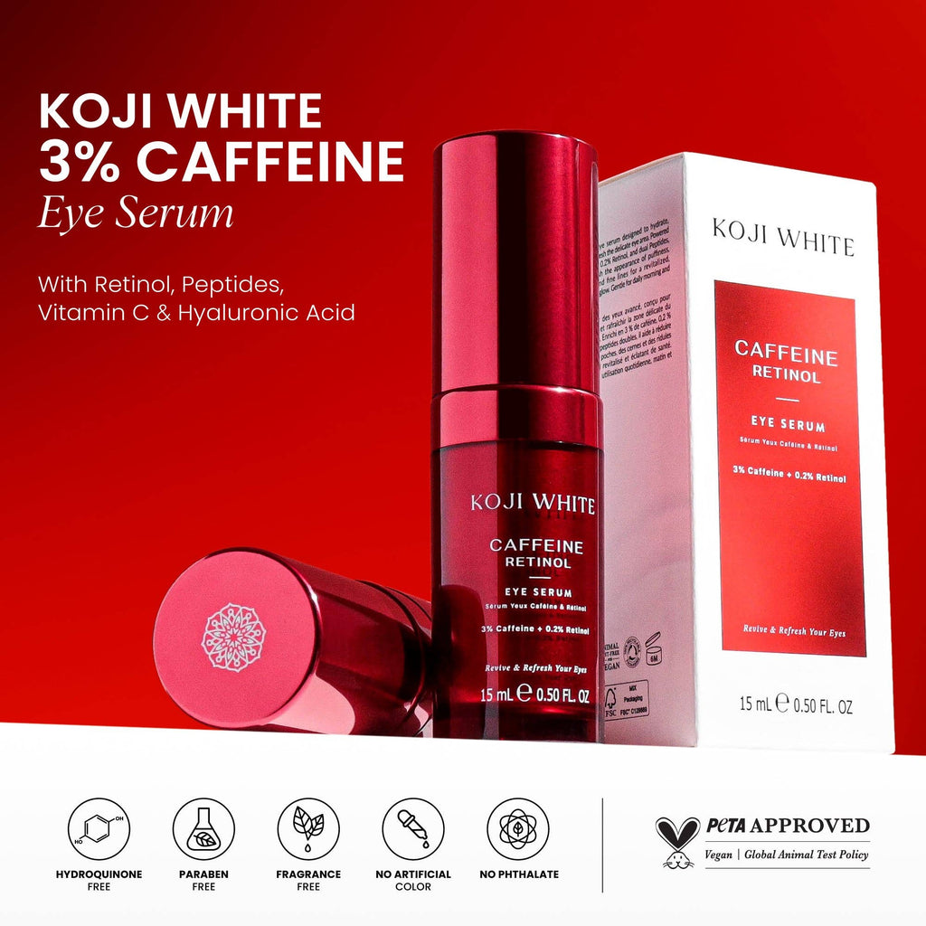 Sérum para el contorno de ojos con 3 % de cafeína