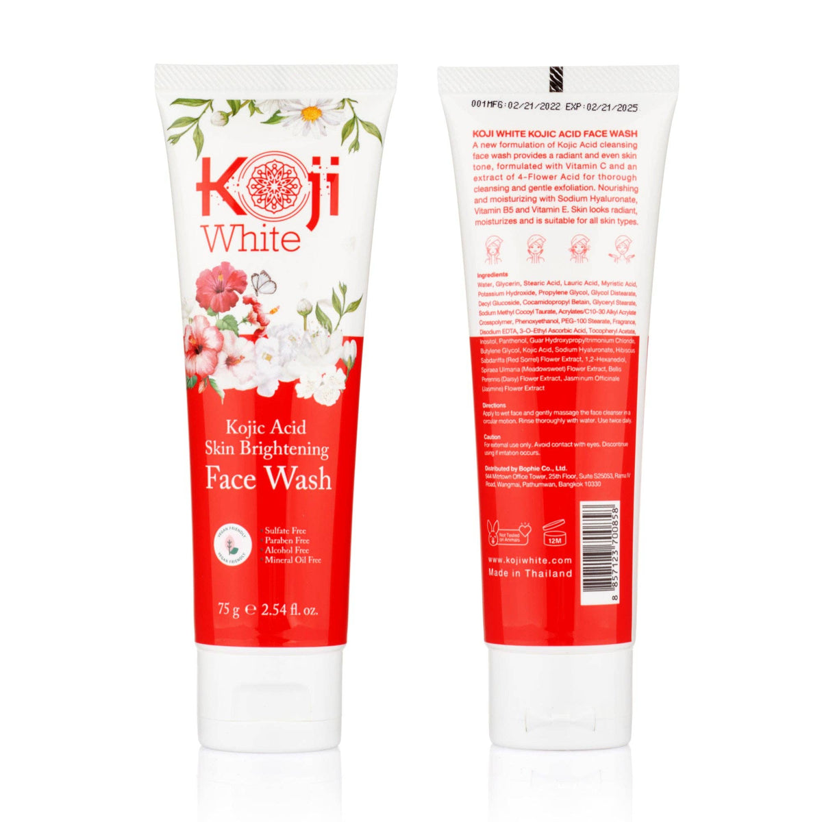 Nettoyant visage clarifiant à l'acide kojique