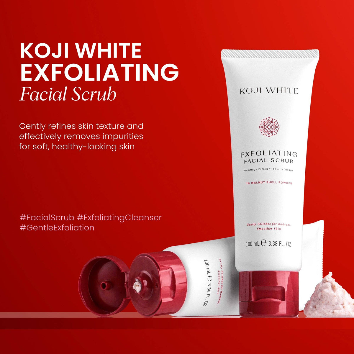 Gommage facial exfoliant illuminateur