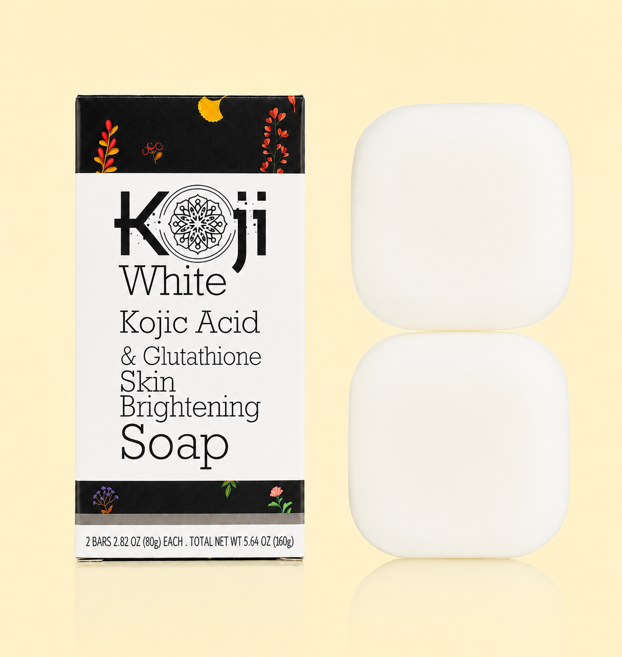 Savon clarifiant à l'Acide Kojique & Glutathion (2 Barres)