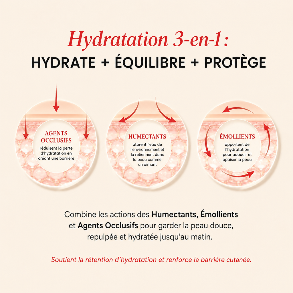 Crème de nuit illuminatrice