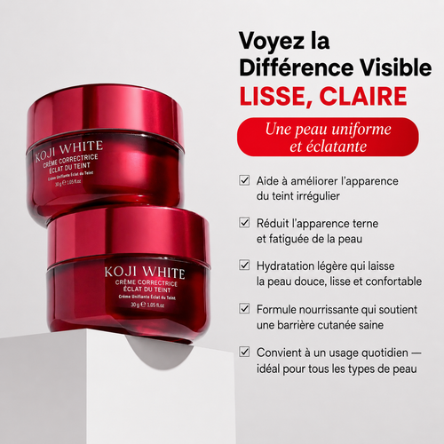Crème éclat, correctrice de teint