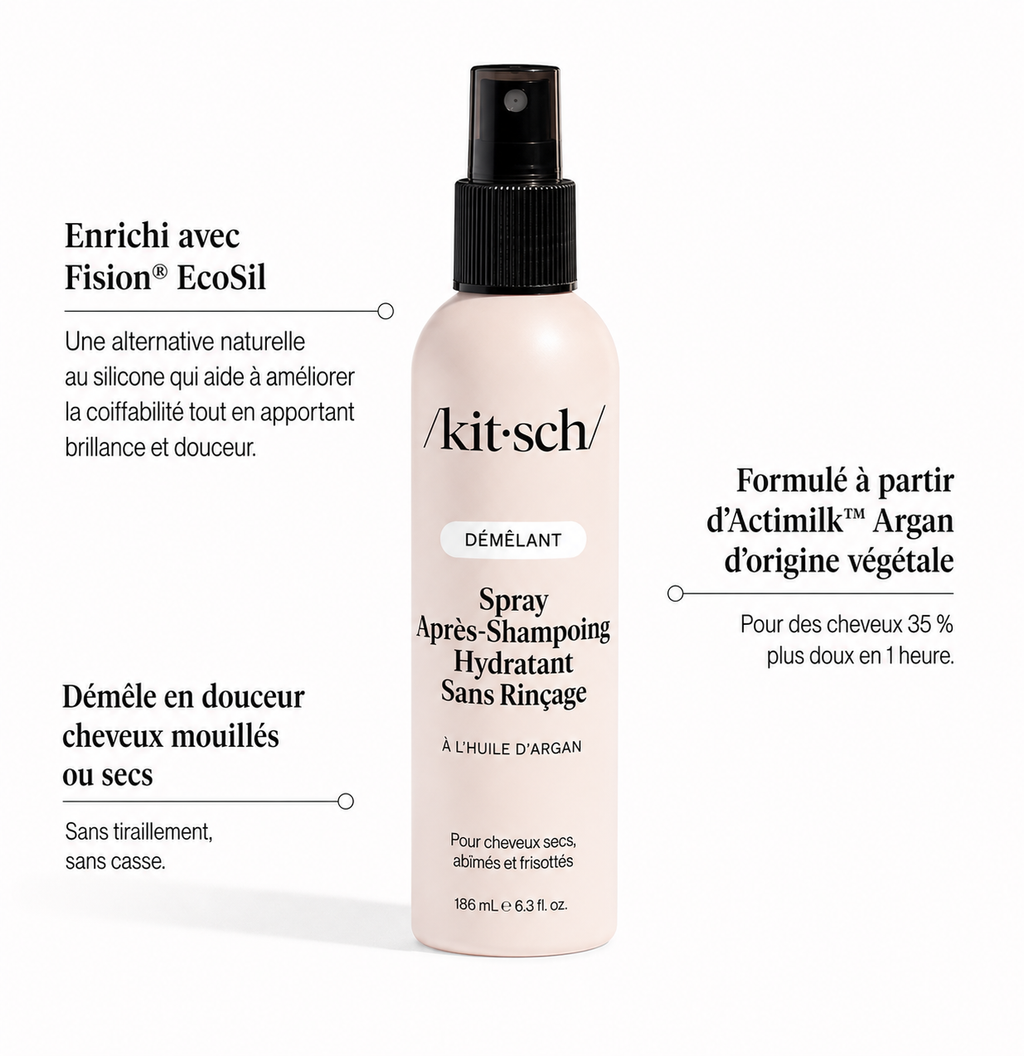 Après-shampoing sans rinçage hydratant au lait d'argan