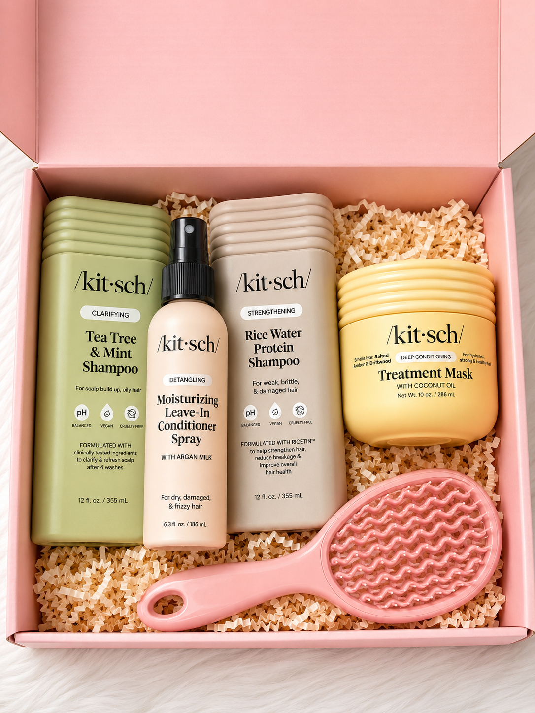 Coffret routine lavage de cheveux