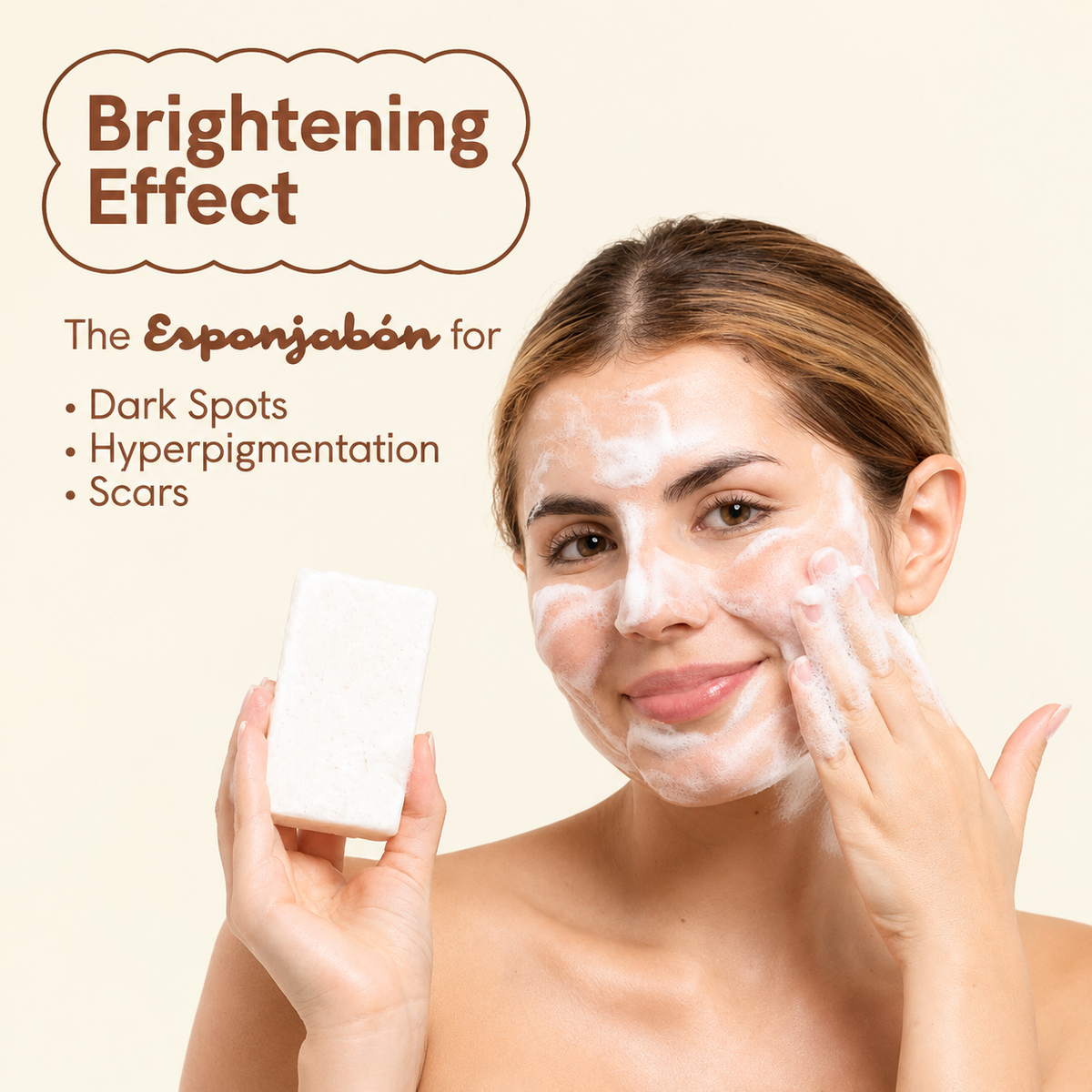 Savon Éponge Nacre, Effet gommant et illuminateur