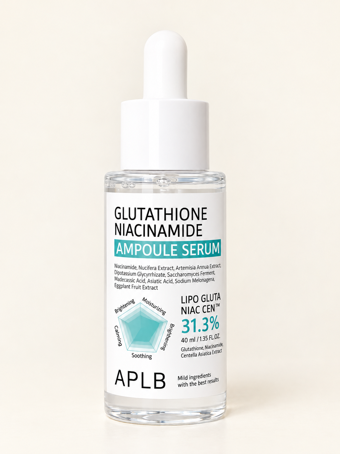 Sérum visage Glutathione Niacinamide 31,3 % – APLB