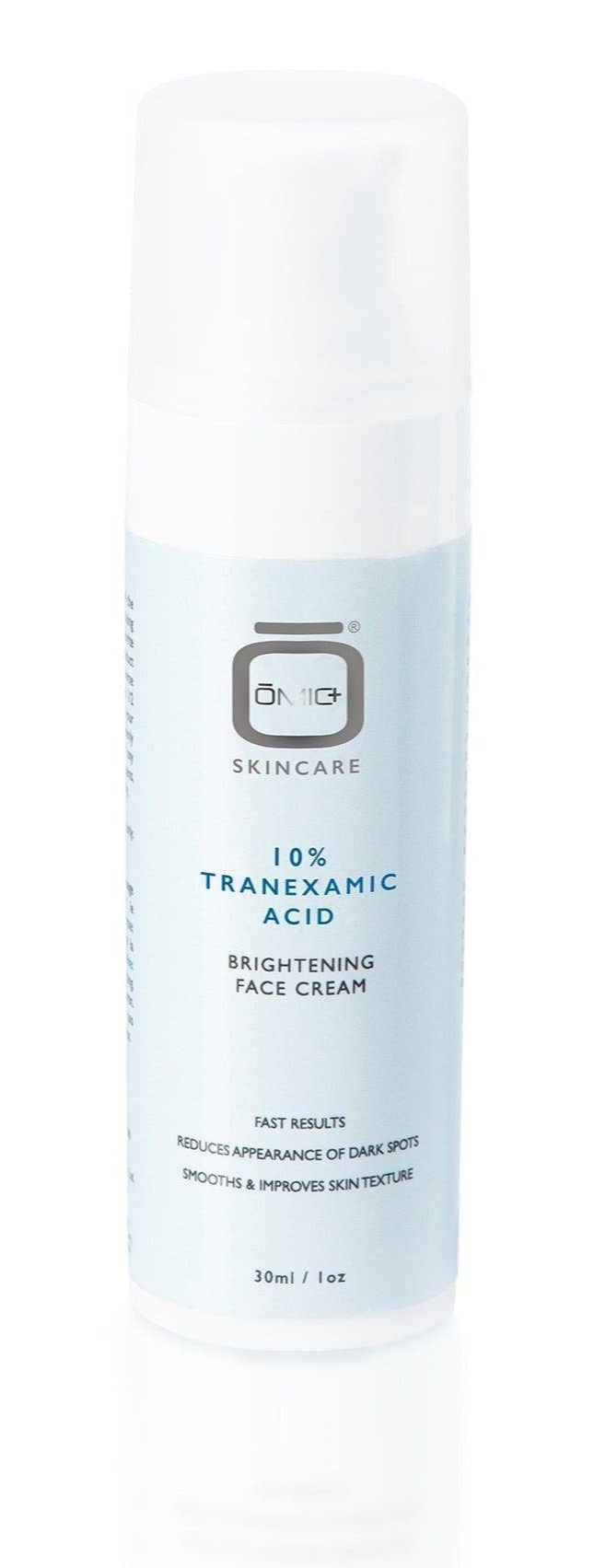 Omic+ Crème Éclaircissante Visage à l'Acide Tranexamique 10% - Résultats Rapides 30ml